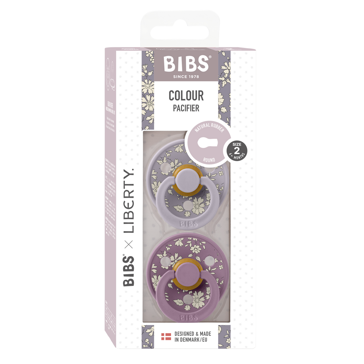 BIBS  X Liberty 2 db-os cumiszett (pasztellszürke/mályva)